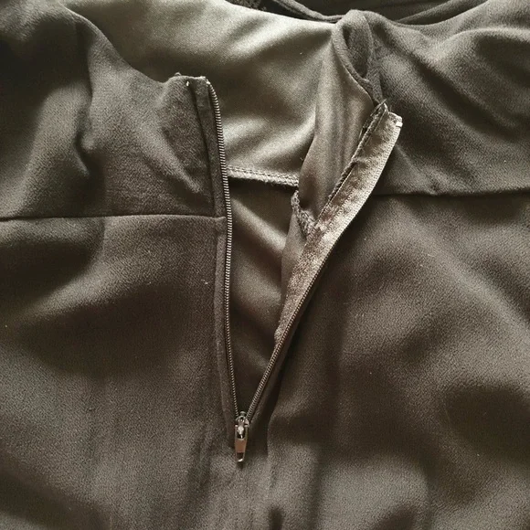 Adam Levine Mini Black Dress Size L Flowy A-Line Flare Whimsigoth Feminine - Picture 10 of 14